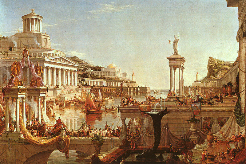 The Course of Empire The Consummation painting - Thomas Cole The Course of Empire The Consummation art painting